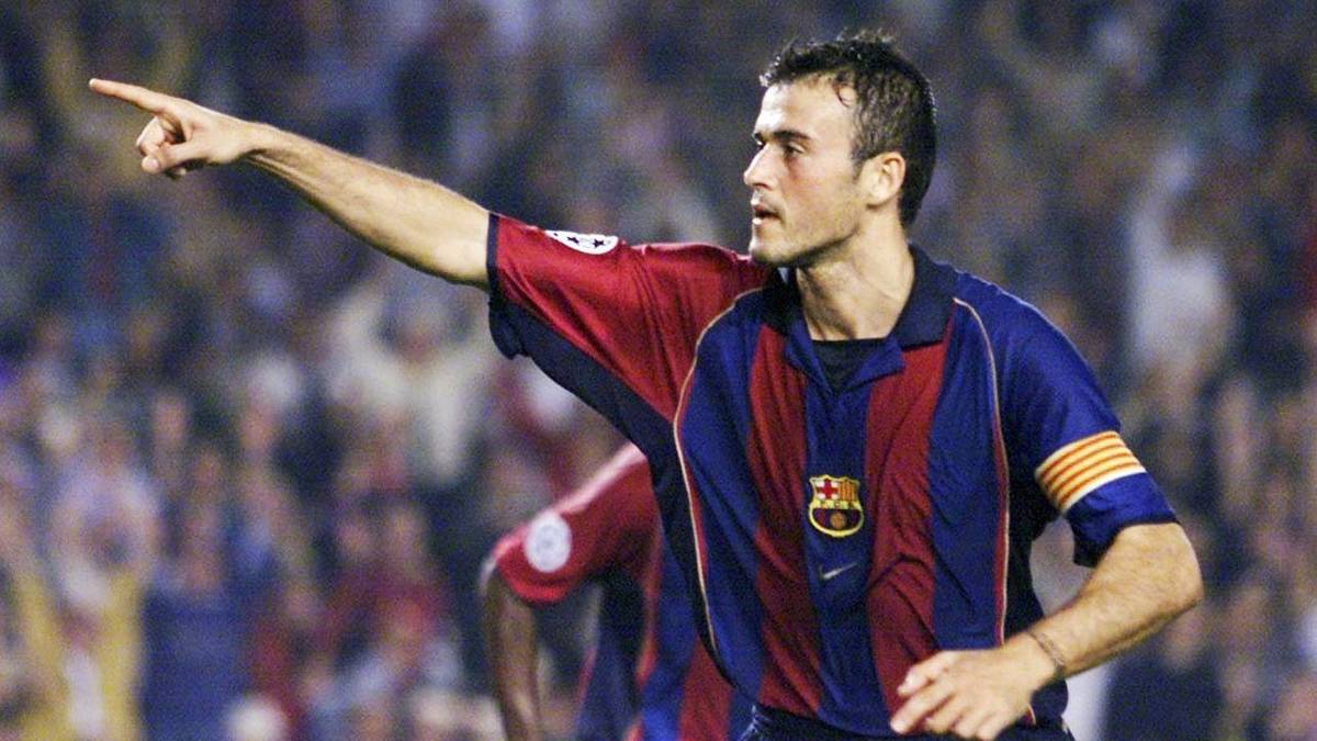LUIS ENRIQUE (1996-2004): Nachdem er 1996 ablösefrei vom Rivalen Real Madrid zu den Blaugrana wechselte, musste er sich die Herzen der Fans erst noch erobern