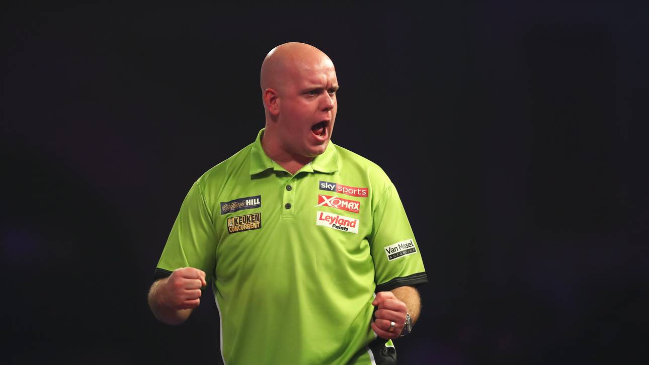 Van Gerwen gewinnt Darts-Krimi