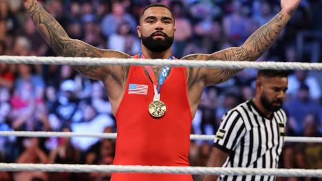 Gable Steveson gewann 2021 in Tokio Olympia-Gold im Freistilringen