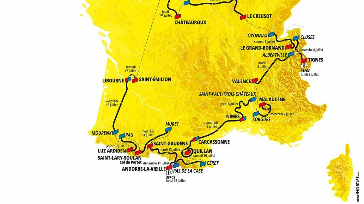 Tour de France 2021 - Strecke - Alle Etappen