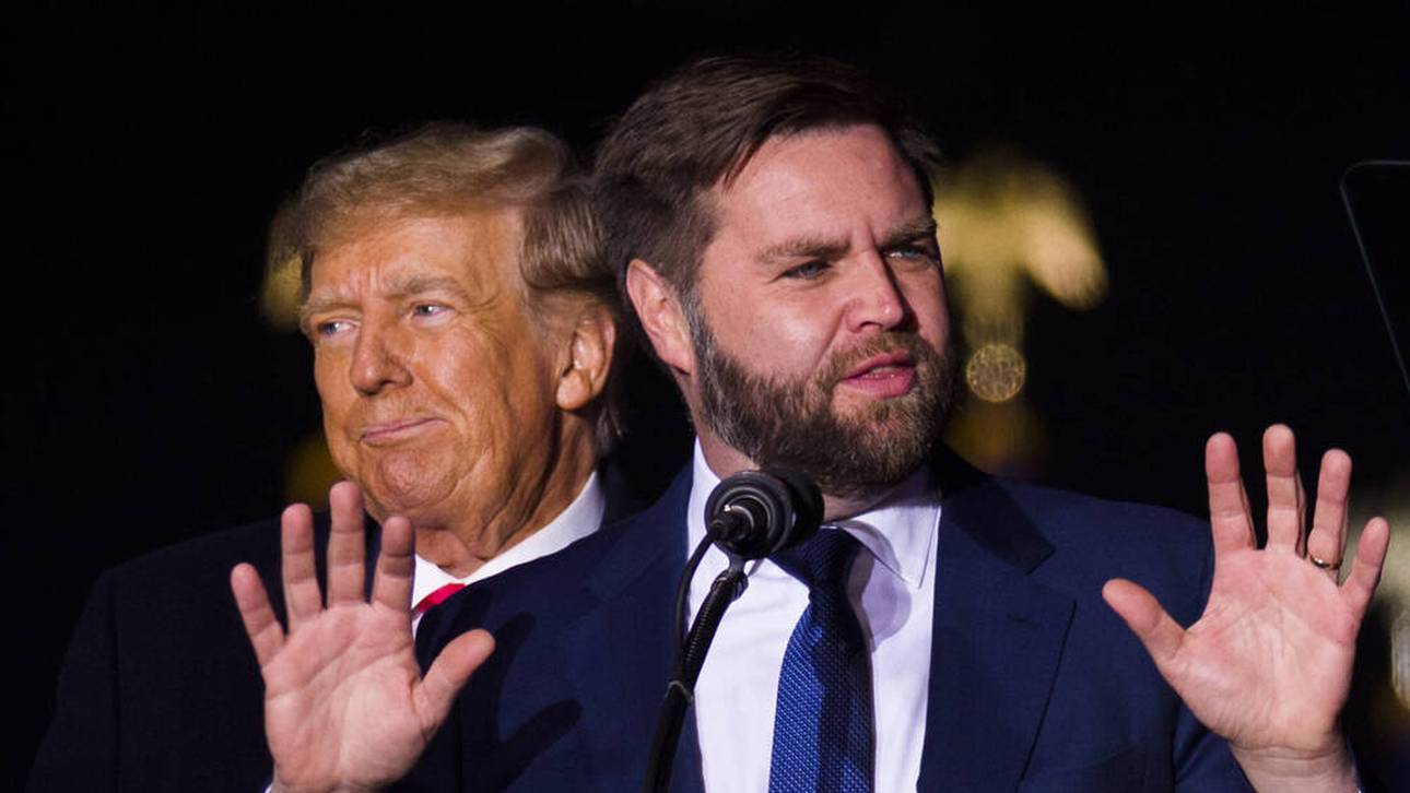 US-Vizepräsident J. D. Vance und US-Präsident Trump 