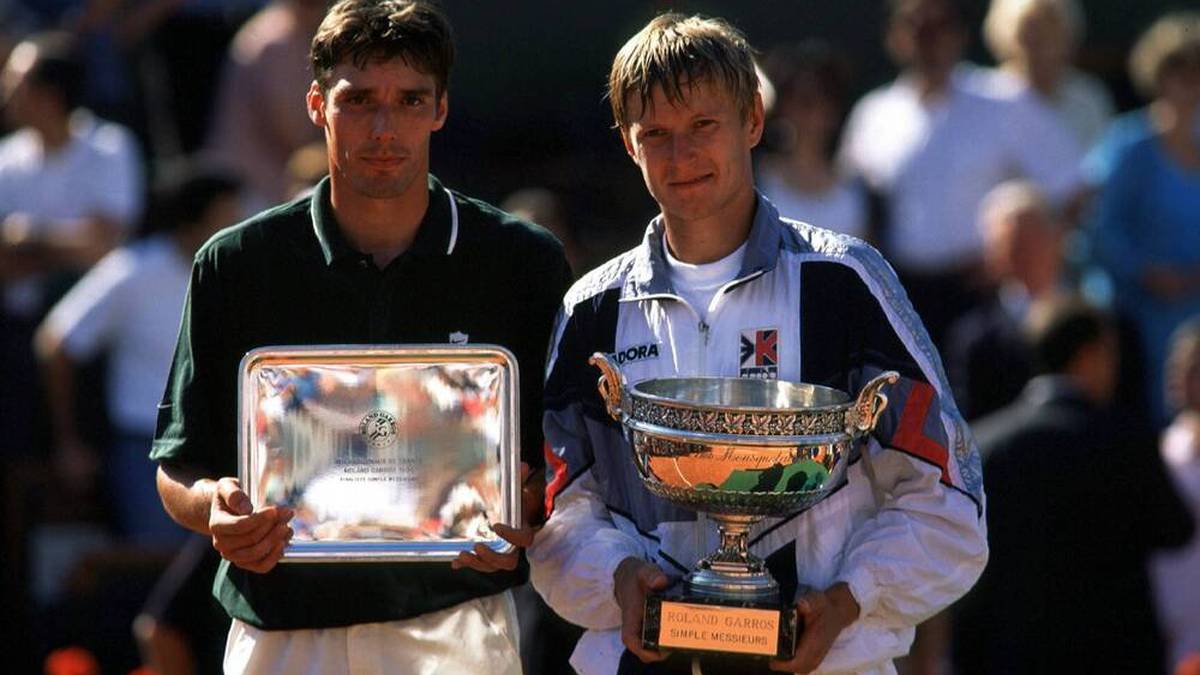Michael Stich verlor das French-Open-Finale 1996 gegen Jewgeni Kafelnikow