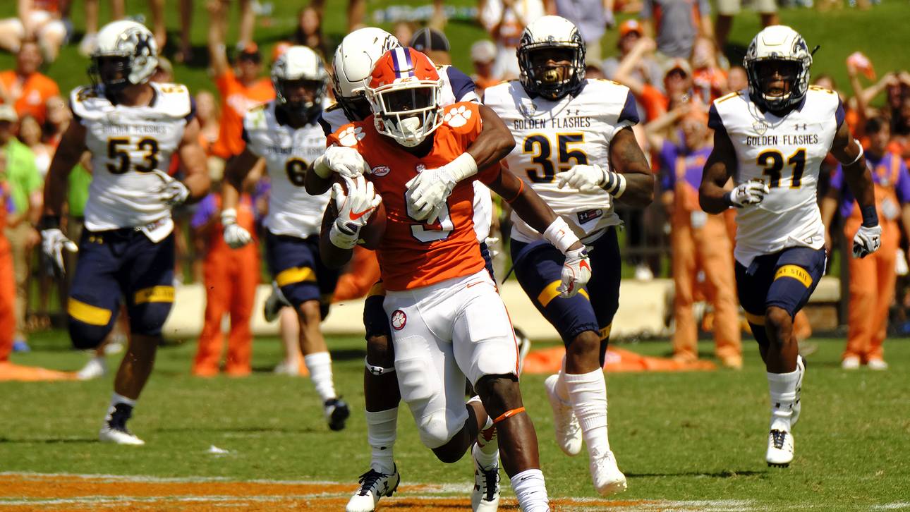 Meister Clemson überrollt Kent State