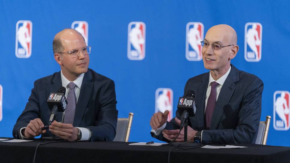 NBA-Commissioner Adam Silver und FIBA-Boss Andreas Zagklis haben große Pläne