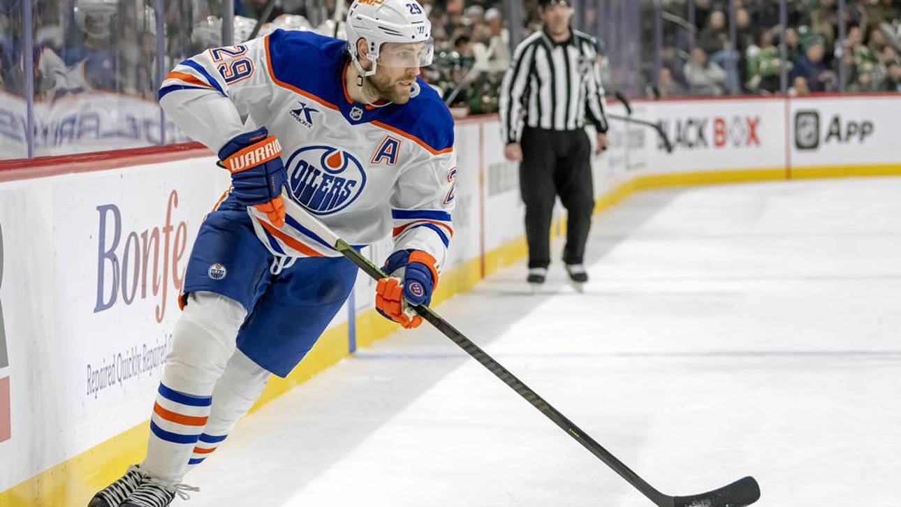 Leon Draisaitl im Trikot der Oilers