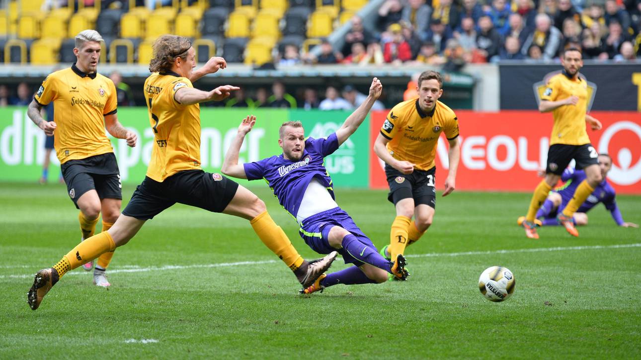 Aue stürmt über Dresden ins Finale