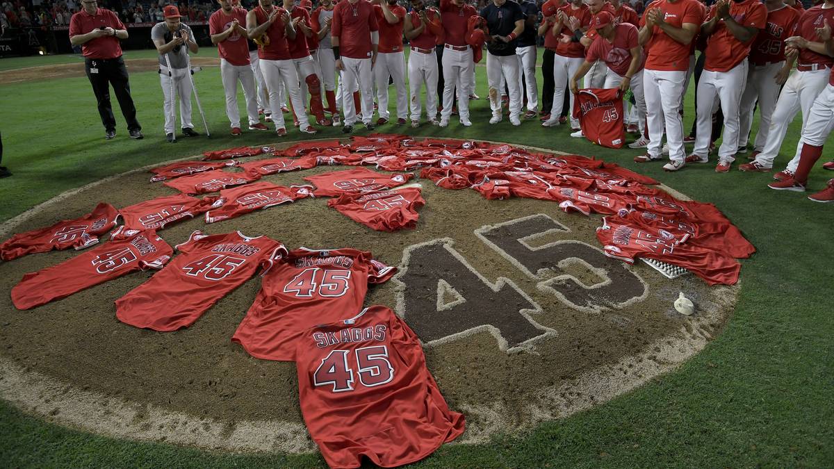 MLB: Tyler Skaggs verstorben - Los Angeles Angels mit bewegender Geste
