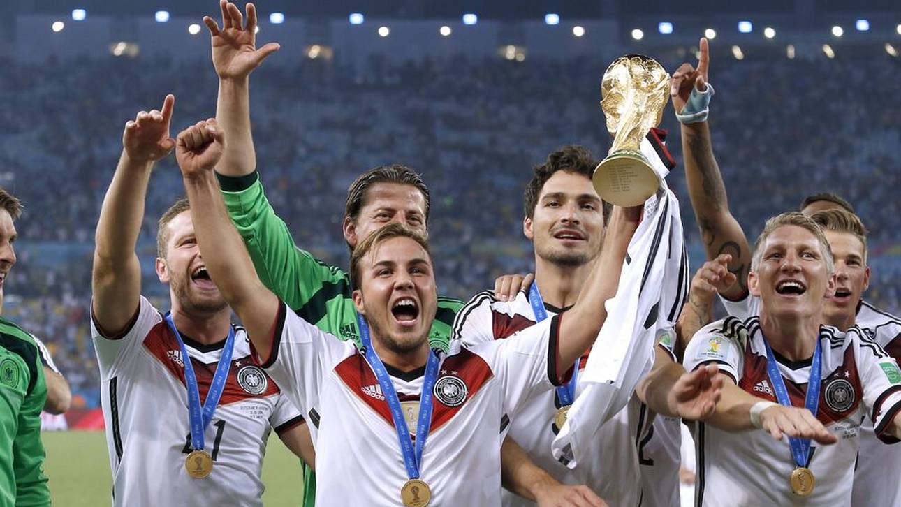 Die DFB-Helden feiern den Weltmeistertitel