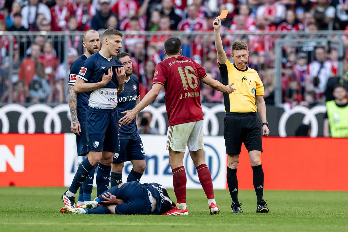 Die heftigen Fouls von Joao Palhinha und Mitchell Weiser lösen im STAHLWERK Doppelpass eine hitzige Debatte aus. War es gerechtfertigt, dass der Bayern-Star Rot und der Bremer "nur" die Gelbe Karte bekam?