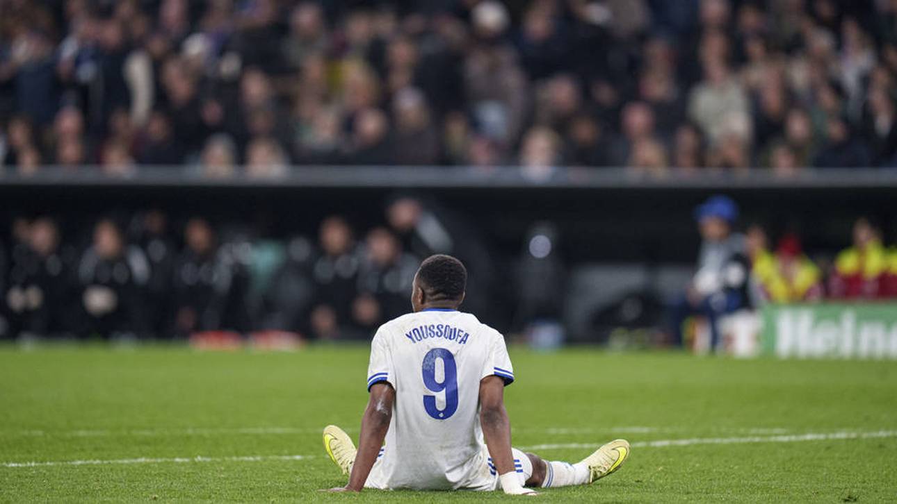 Youssoufa Moukoko war nach der Niederlage gegen den BVB enttäuscht