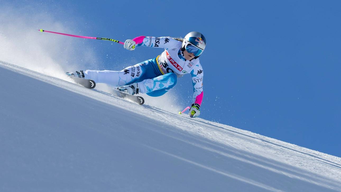 Kranke Vonn rammt ein Tor, ist aber „okay“