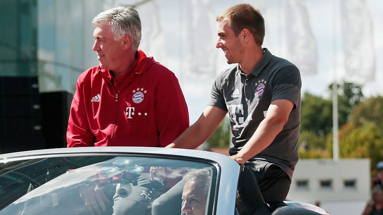 Ancelotti schenkt Lahm Champagner
