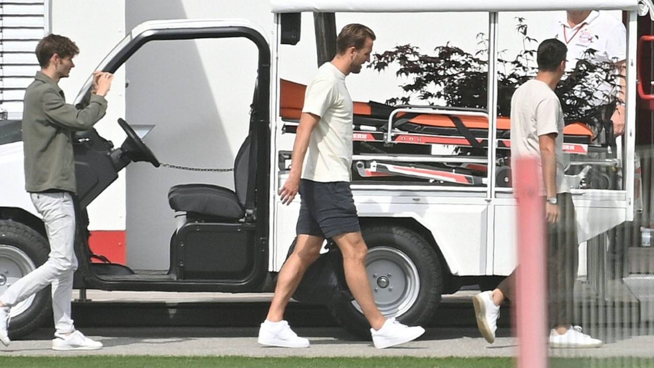 FC Bayern: Kane bereits im Training