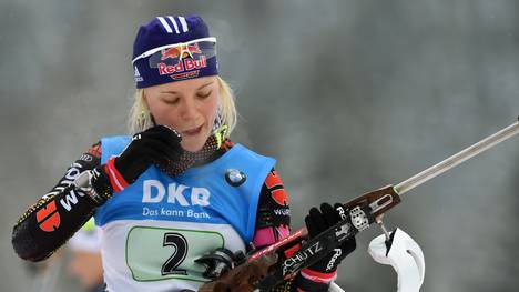 Miriam Gössner enttäuscht bislang im Biathlon-Weltcup