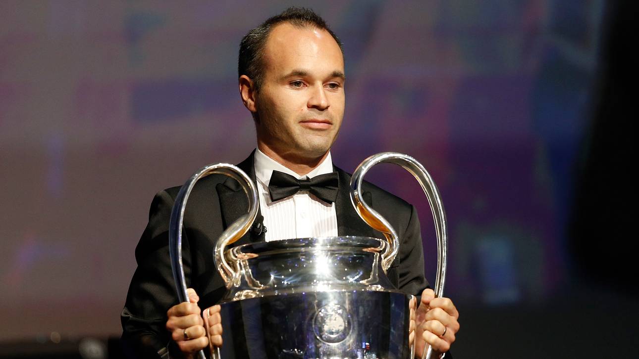 FBL-EUR-C1-DRAW Vier Mal durfte Andrés Iniesta mit dem FC Barcelona den CL-Pokal in die Höhe stemmen