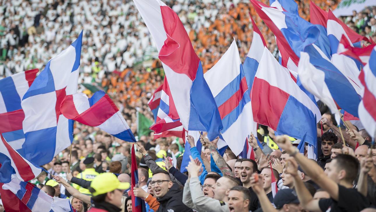 Akrobatik-Fail: Rangers-Fan im Glück