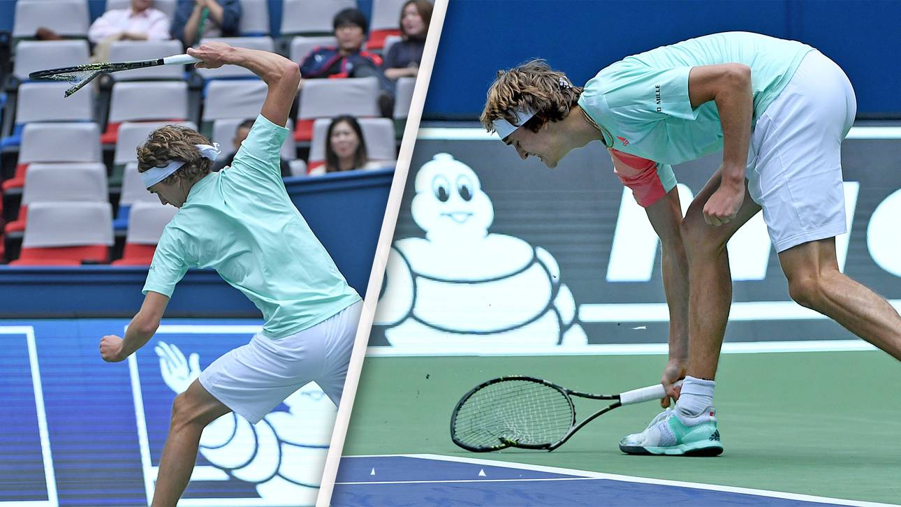 Zverev rastet bei Niederlage aus