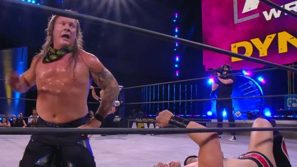Ein falscher Kameramann überraschte Chris Jericho bei AEW Dynamite