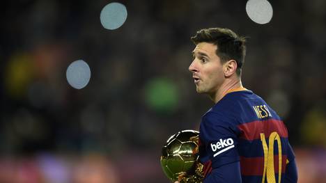 Lionel Messi wurde im Januar zum fünften Mal mit dem Ballon d'Or ausgezeichnet