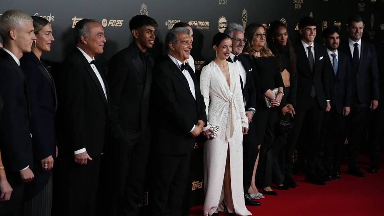 Im Vergleich zu Real Madrid erschien die Barca-Delegation