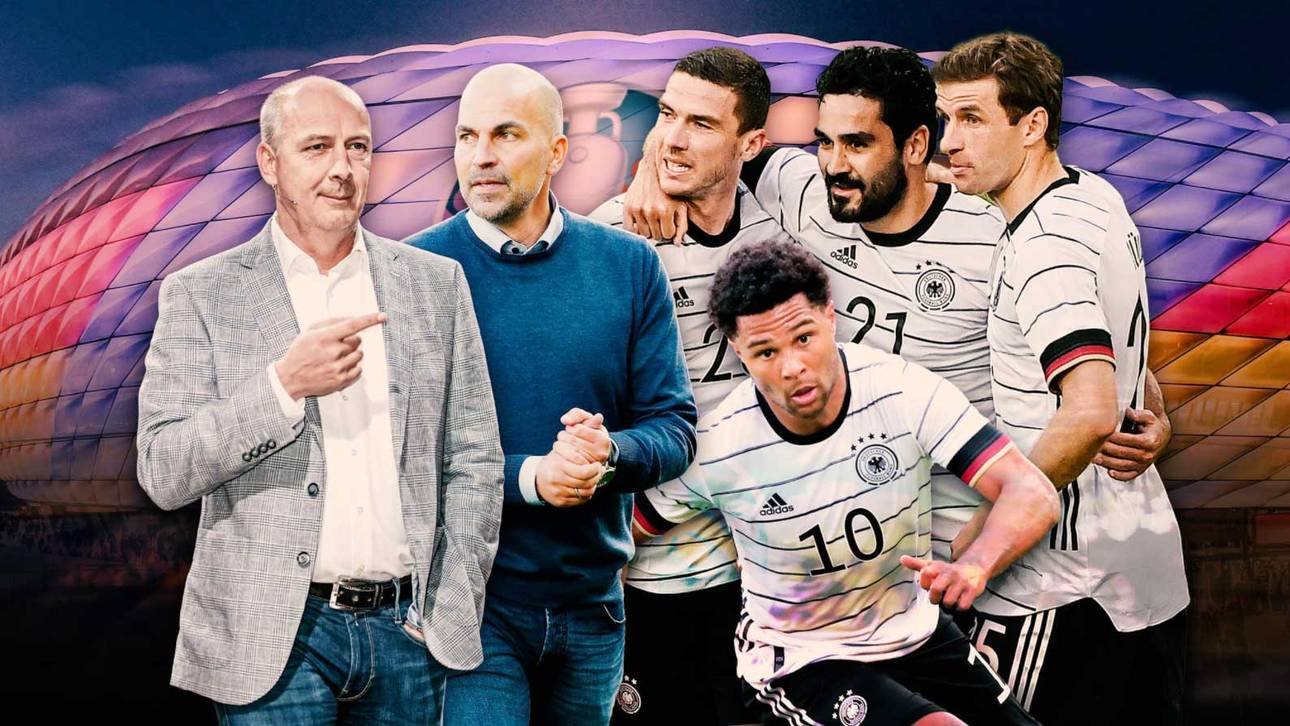 Mario Basler (l.) und Markus Babbel (2.v.l.) haben klare Ansichten zum DFB-Team bei der