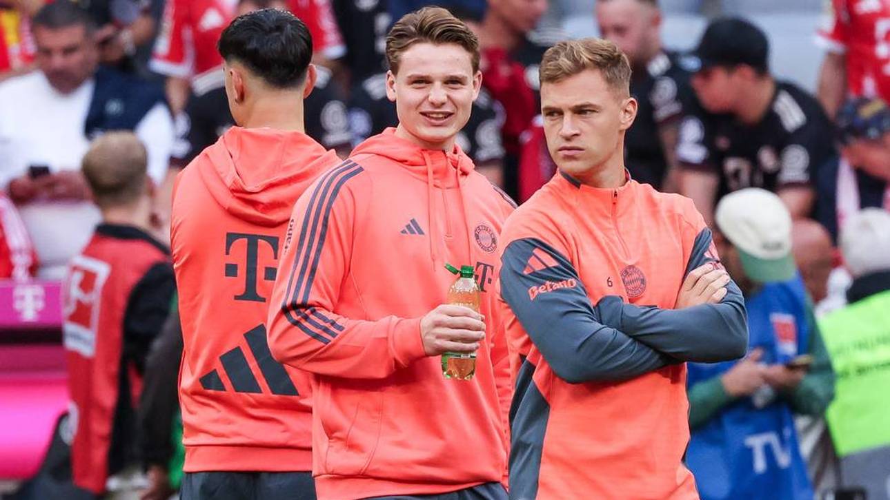 Jonas Urbig (l.) und Joshua Kimmich (r.) stehen in der Startelf