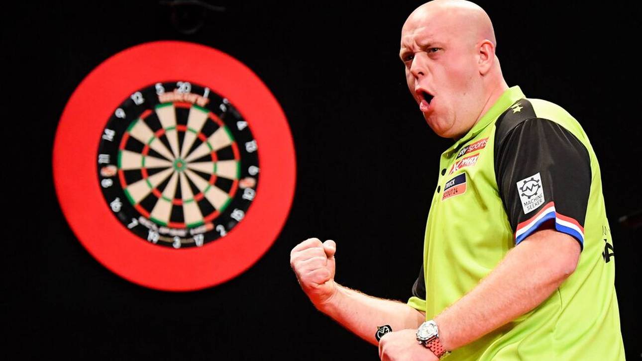 Michael van Gerwen teilt gegen Konkurrent Gary Anderson aus
