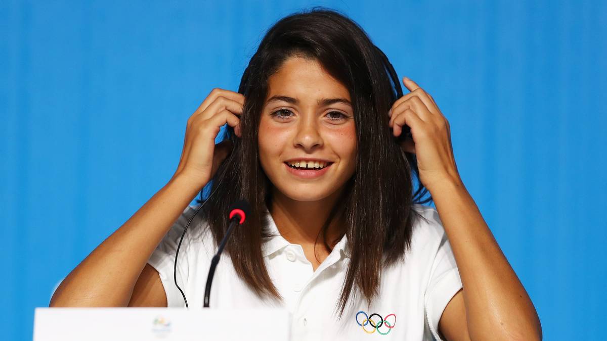 Yusra Mardini schwamm bei Olympia in Rio für das Flüchtlingsteam
