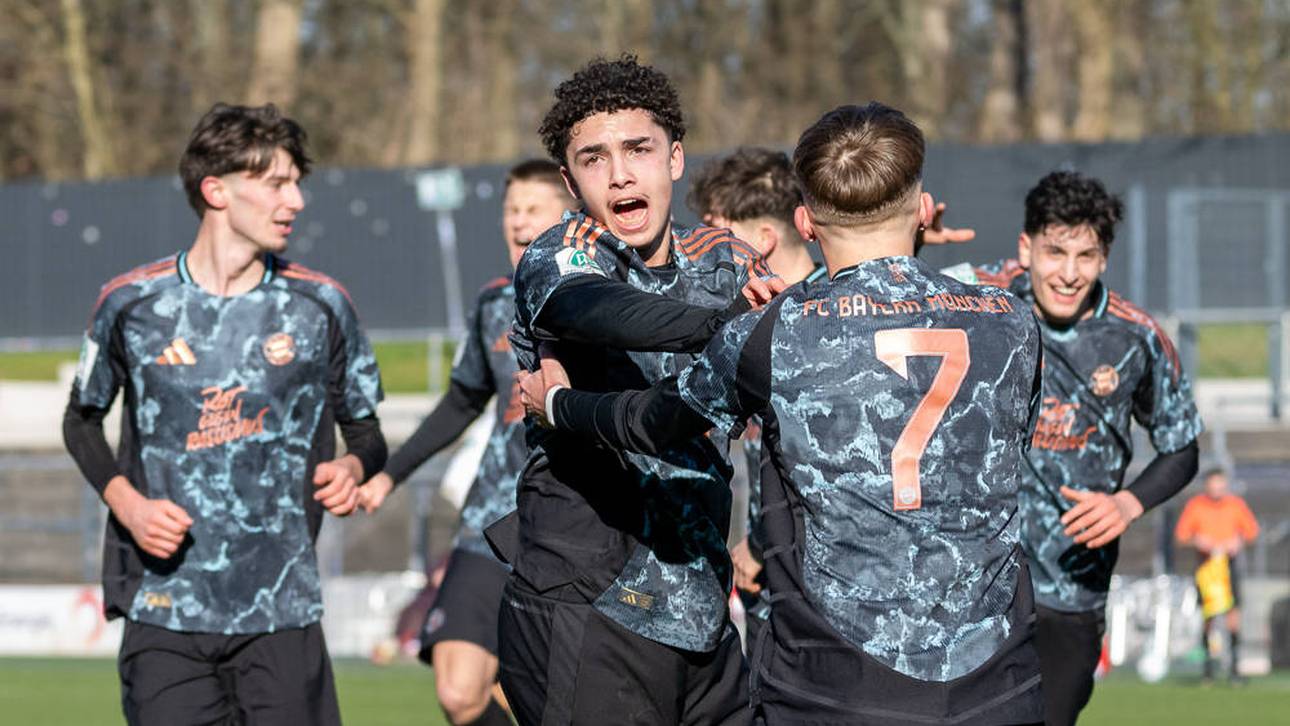 Die U19 des FC Bayern steht im Achtelfinale der Youth League