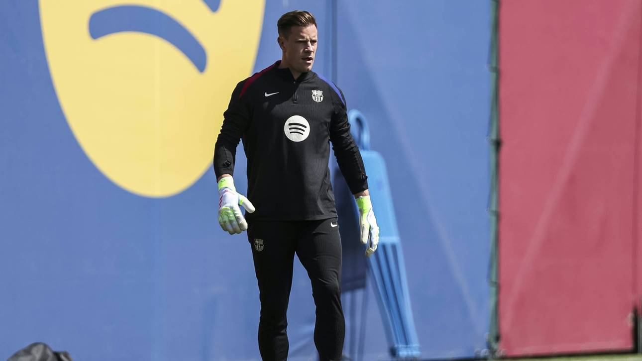 Marc André ter Stegen ist zurück im Teamtraining