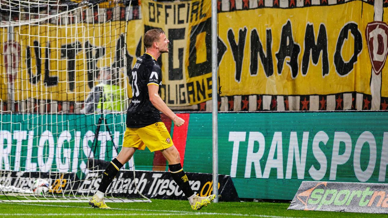 Christoph Daferner lässt Dynamo Dresden jubeln