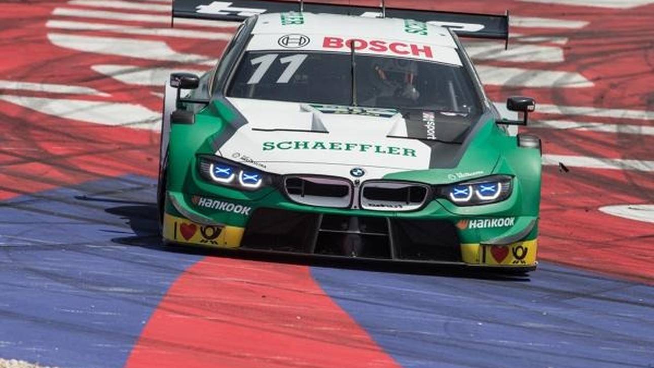 DTM-Rennleitung zu Dreierkollision