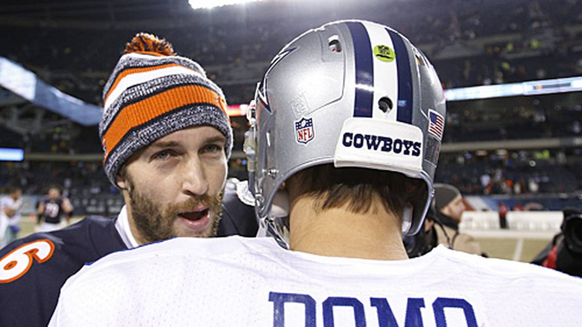 Am Ende muss Cutler Tony Romo und den Cowboys gratulieren