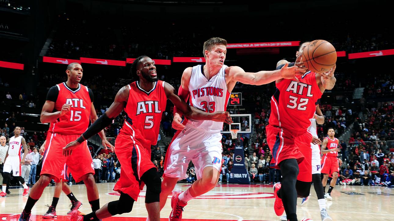 Detroit Pistons-Atlanta Hawks-Mike Scott