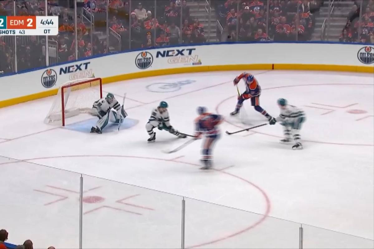 Leon Draisaitl ist für die Edmonton Oilers wieder zum Matchwinner avanciert. Gegen die San Jose Sharks erzielte er den entscheidenden Treffer in der Overtime.