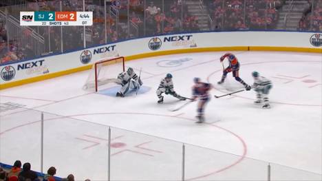 Leon Draisaitl ist für die Edmonton Oilers wieder zum Matchwinner avanciert. Gegen die San Jose Sharks erzielte er den entscheidenden Treffer in der Overtime.