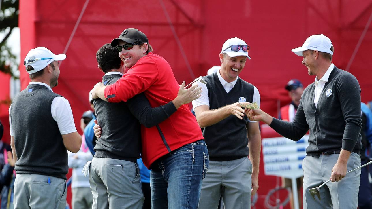 Fan verblüfft Stars beim Ryder Cup