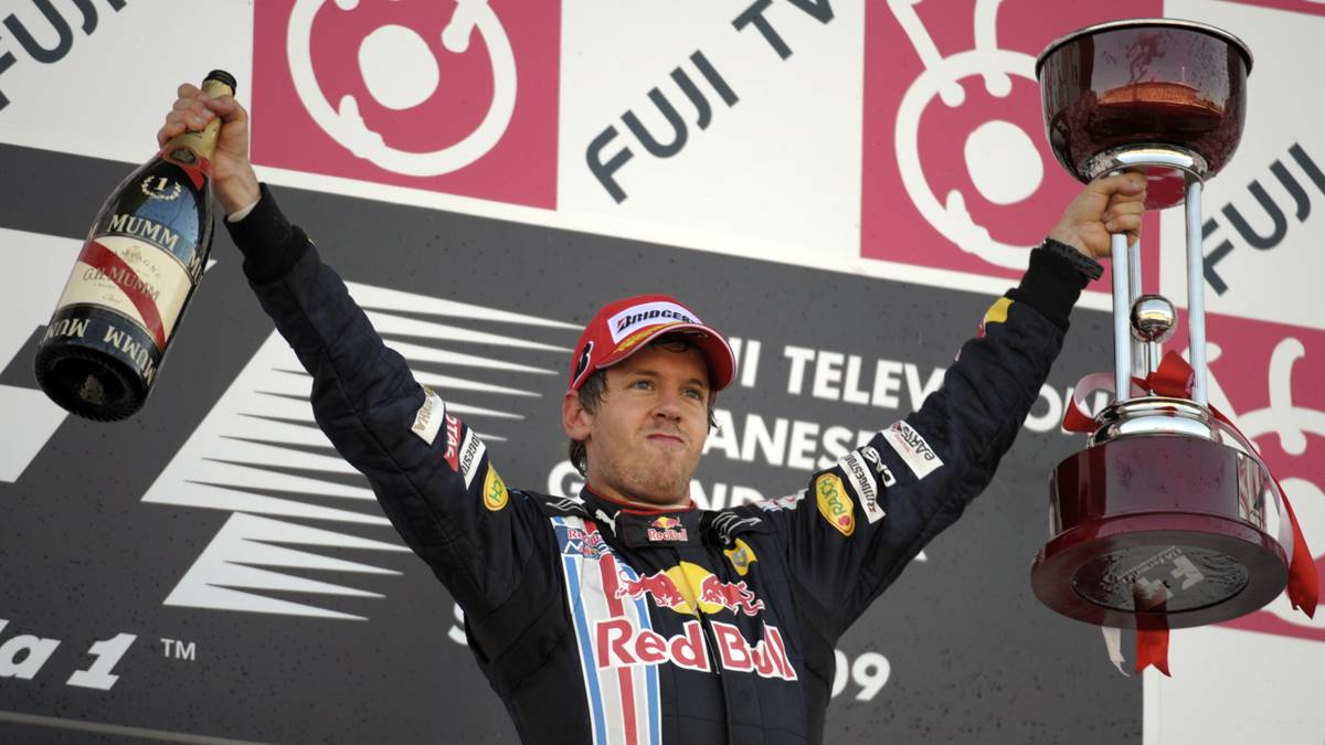 Red Bull driver Sebastian Vettel of Germ