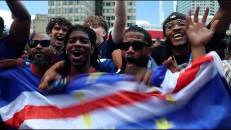 Nach dem historischen Unentschieden im ersten WM-Spiel für die Kap Verden sind die Fans nicht zu bremsen.