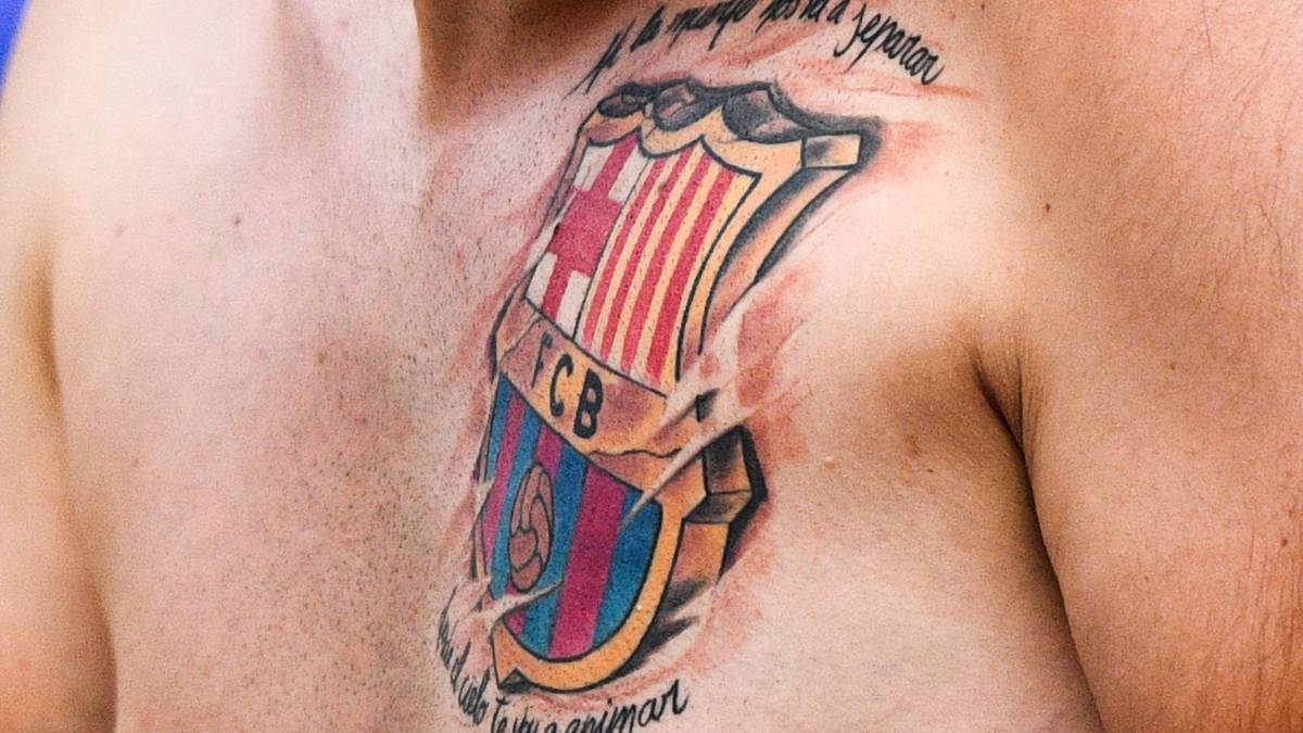 "Mes que und club" - Mehr als ein Klub, lautet bekanntlich das Motto des FC Barcelona. Dieser Anhänger bekennt sich mehr als deutlich zu seinem Klub