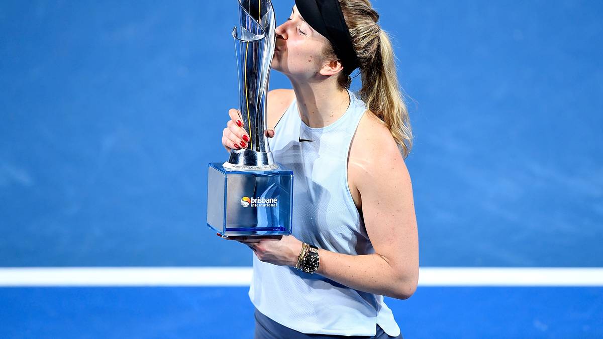 PLATZ 4 - ELINA SWITOLINA: Die Ukrainerin ist in diesem Jahr mehr als nur eine Geheimfavoritin. Die 23-Jährige hat in den letzten Monaten merklich an ihrem Spiel gefeilt und tankte durch den Turniersieg in Brisbane ordentlich Selbstvertrauen 