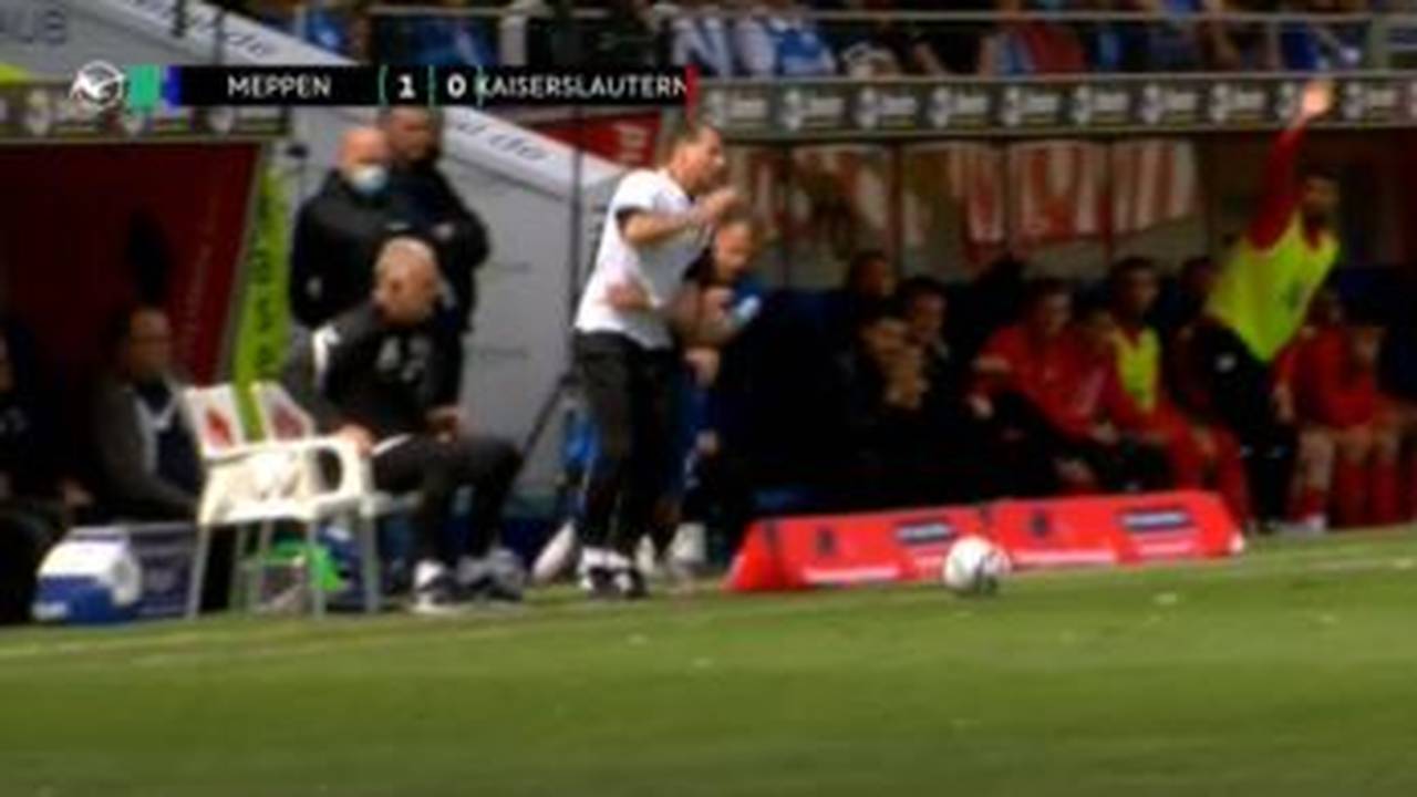 SV Meppen - 1. FC Kaiserslautern (1:0): Highlights im Video | 3. Liga