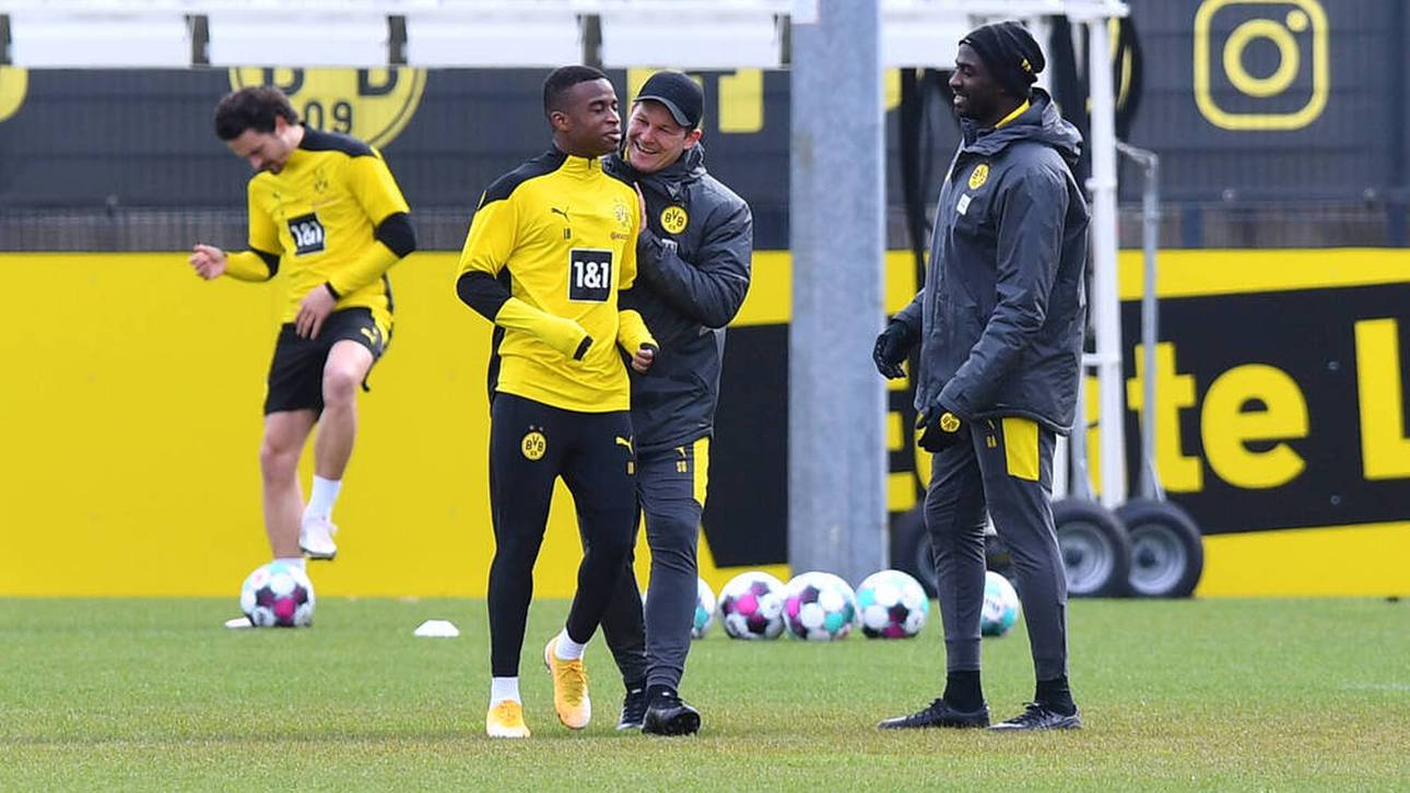 Moukoko in der Wohlfühloase