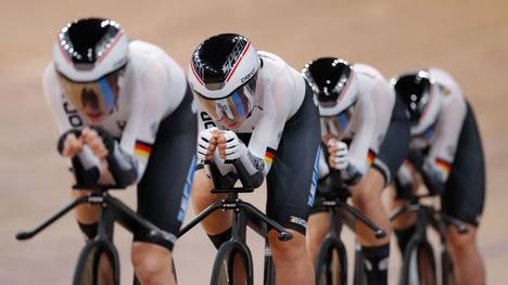 Die deutschen Bahnrad-Sprinterinnen holten WM-Bronze im Vierer