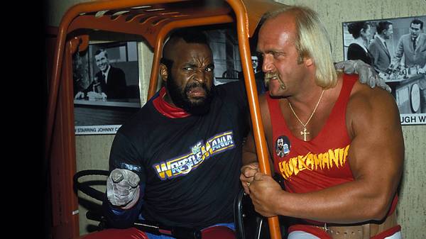 WRESTLEMANIA I: Hulk Hogan & Mr. T besiegen "Rowdy" Roddy Piper & Paul Orndorff