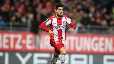 Fabio Kaufmann traf für Würzburg gegen Großaspach doppelt