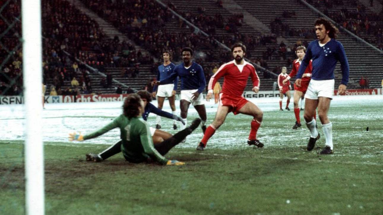 Bayerns Torjäger Gerd Müller traf im Hinspiel gegen Belo Horizonte zum Führungstreffer