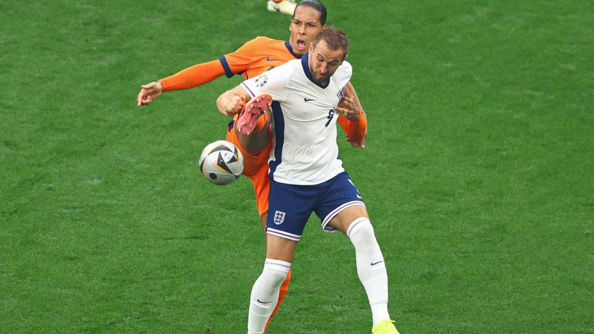 Harry Kane scoorde uit een strafschop tegen Nederland