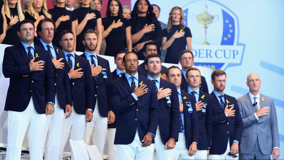 Schon am Donnerstagabend trafen sich Team USA und Team Europa bereits zur Eröffnungszeremonie des Ryder Cups. Seit Freitag Morgen laufen die Fourballs