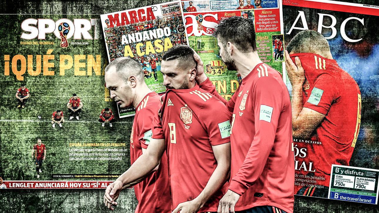 Presse vernichtet Spanien